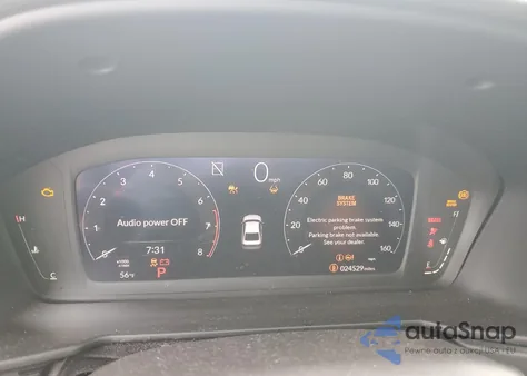 2024 Honda Accord Ex z USA, uszkodzony, nr VIN 1HGCY1F39RA019961